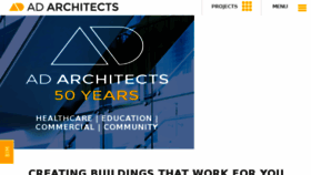 What Adarchitects.co.uk website looked like in 2017 (6 years ago)