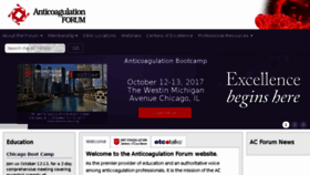 What Acforum.org website looked like in 2017 (6 years ago)
