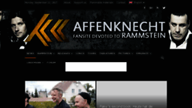 What Affenknecht.com website looked like in 2017 (6 years ago)