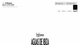 What Aguasdeibiza.com website looked like in 2017 (6 years ago)