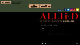 What Alliedmovie.com website looked like in 2017 (6 years ago)