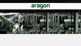 What Aragon.no website looked like in 2017 (6 years ago)