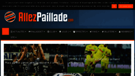 What Allezpaillade.com website looked like in 2017 (6 years ago)