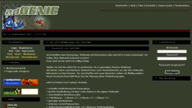 What Adgenie.de website looked like in 2017 (6 years ago)