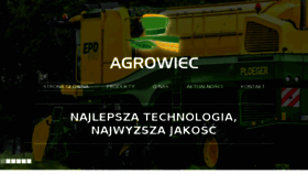 What Agrowiec.eu website looked like in 2017 (6 years ago)
