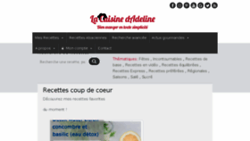 What Adeline-cuisine.fr website looked like in 2017 (6 years ago)