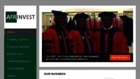 What Afrinvest.com website looked like in 2017 (6 years ago)