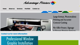 What Advantageprinters.ie website looked like in 2017 (8 years ago)