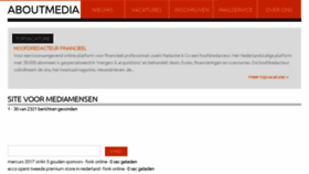 What Aboutmedia.nl website looked like in 2017 (6 years ago)