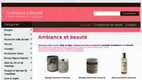 What Ambiance-beaute.ch website looked like in 2017 (6 years ago)
