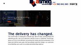What Asmen.es website looked like in 2017 (6 years ago)
