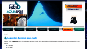 What Aqua-sport.fr website looked like in 2017 (6 years ago)