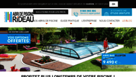 What Abri-piscine-rideau.com website looked like in 2017 (6 years ago)