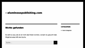 What Aluminouspublishing.com website looked like in 2017 (6 years ago)