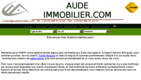 What Audeimmobilier.com website looked like in 2017 (6 years ago)