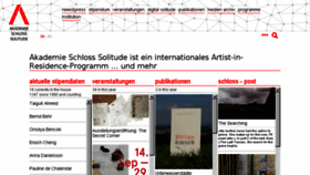 What Akademie-solitude.de website looked like in 2017 (6 years ago)