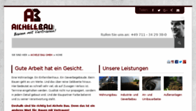 What Aichele-bauunternehmung.de website looked like in 2017 (6 years ago)