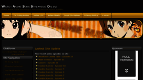 What Anime-sub.com website looked like in 2017 (6 years ago)