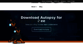 What Autopsy.com website looked like in 2017 (6 years ago)