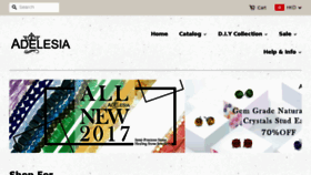 What Adelesia.com website looked like in 2017 (6 years ago)