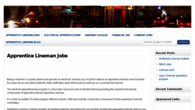 What Apprenticelinemanjobs.net website looked like in 2017 (6 years ago)