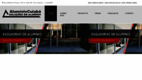 What Aluminiocuiaba.com.br website looked like in 2017 (6 years ago)