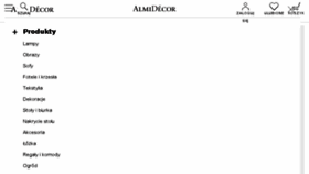 What Almidecor.com website looked like in 2017 (6 years ago)