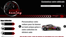 What Autocollant-tuning.com website looked like in 2017 (6 years ago)