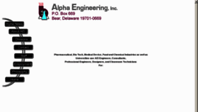 What Alpha-engineering.com website looked like in 2017 (6 years ago)