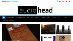 What Audio-head.com website looked like in 2017 (6 years ago)