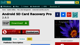 What Android-sd-card-recovery-pro.soft112.com website looked like in 2017 (6 years ago)