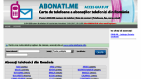 What Abonati.me website looked like in 2017 (6 years ago)