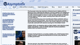 What Asymptotix.eu website looked like in 2017 (6 years ago)