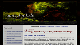 What Aq-technik.de website looked like in 2017 (6 years ago)