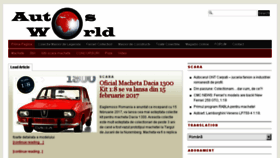 What Autosworld.eu website looked like in 2017 (6 years ago)