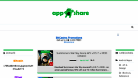 What App4share.com website looked like in 2017 (6 years ago)