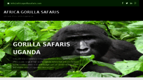 What Africagorillasafaris.com website looked like in 2017 (6 years ago)