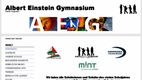 What Albert-einstein-gymnasium.de website looked like in 2017 (6 years ago)