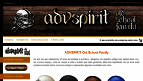 What Advspirit.pt website looked like in 2017 (6 years ago)