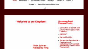 What Aethelmearc.org website looked like in 2017 (6 years ago)