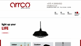 What Arrco.ae website looked like in 2017 (8 years ago)