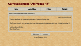 What Abivegas14.de website looked like in 2017 (6 years ago)