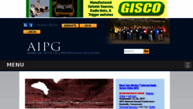 What Aipg.org website looked like in 2017 (6 years ago)