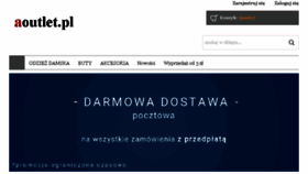 What Aoutlet.pl website looked like in 2017 (6 years ago)