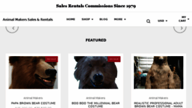 What Animalmakers.com website looked like in 2017 (6 years ago)