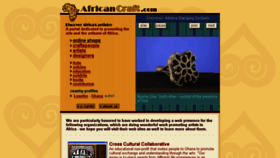 What Africancrafts.com website looked like in 2017 (6 years ago)