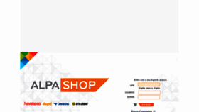 What Alpashop.alpargatas.com.br website looked like in 2017 (6 years ago)