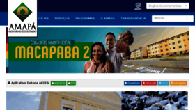 What Amapa.gov.br website looked like in 2017 (6 years ago)