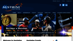 What Austmine.com.au website looked like in 2017 (6 years ago)