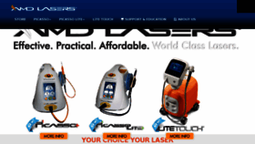 What Amdlasers.com website looked like in 2017 (6 years ago)